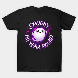 Cute Ghost Spooky All Year Round T-Shirt